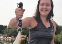 Caught off your dock on July 23rd 19 large mouth bass